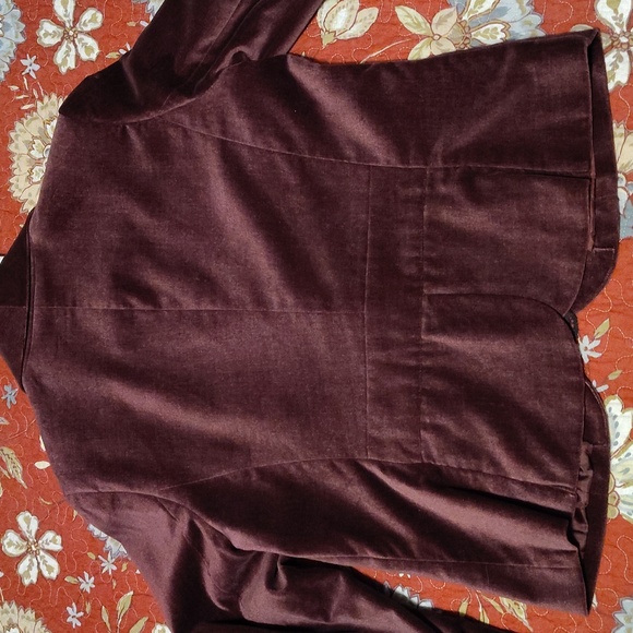 Velvet Blazer in Regal Purple (12) - Picture 5 of 9